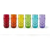 Excelsa Set Von 6 Wasserglas Tiki Glas 55 Cl Bunt