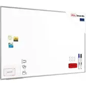 Allboards Keramik-Magnettafel emailliert P3 180x120 cm, Alurahmen