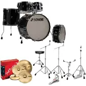 Sonor AQ2 20 5pc Shell Pack Transparent schwarz
