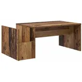 vidaXL Couchtisch Altholz 90 x 45 x 35 cm Holzwerkstoff