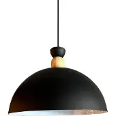 Bamyum Yimpi Pendelleuchte Schwarz Hängelampe Industrial Ø30 cm, E27, Moderne Lampe