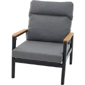 Siena Garden 2er Set Cortina Lounge Move Sessel grau