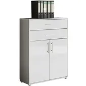 Mid.You Aktenschrank Office Edition Grau/Weiß