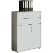Mid.You Aktenschrank Office Edition Grau/Weiß