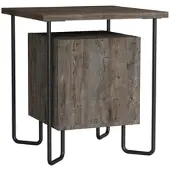Decortie Nachttisch Acres ca. 40x45x40 cm Dunkelbraun