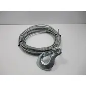 Unicraft Stahlseil ESW 1360 / Ø5 9Mtr. / inkl. Haken