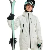 Roxy Skijacke ERJTJ03515 Weiß Slim Fit