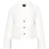 Dreimaster Women Blazer in offwhite | Gr.: XS