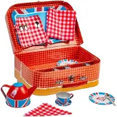 Bigjigs London Teeservice-Spielset, 24-teilig.