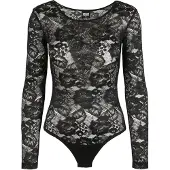 Urban Classics Body "Damen Ladies Lace Longsleeve Body"