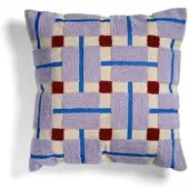 &Klevering - Plano Kissen 50 x 50 cm, lila / rot
