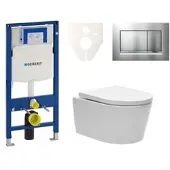 SAT Geberit Wand-WC Set für Vorwandmontage + Brevis WC SIKOGES3W7