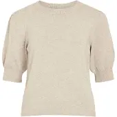 Vila Strickpullover "VIRIL 2/4 SLEEVE O-NECK KNIT TOP - NOOS"