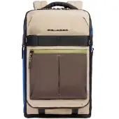 Piquadro Rucksack Arne Backpack 15,6" Beige - Blue