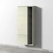 Sanipa Stauraumschrank „3way“ 600 × 1360 × 345 mm Anschlag links, in White Oak, Anschlag links