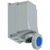 Pce 1357-9 CEE-Wandsteckdose 63A 5p 9h IP67 POWER TWIST 13579