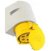 Pce 115-4 CEE-Wandsteckdose 16A 5p 4h IP44 1154