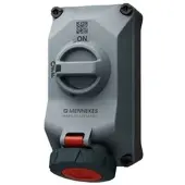 MENNEKES 5802406H Wandsteckdose DUO R 16A4P6h 400V IP67/69