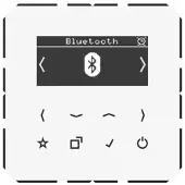 JUNG Smart Radio DABCDBTWW DAB+ m. Bluetooth