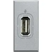 Legrand HC4285 Anschlussdose USB aluminium