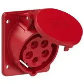 Pce 415-6f87 CEE-Anbausteckdose schräg (75x85mm) 16A 5p 6h IP44/IP54 4156f87