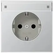 JUNG Steckdose 1f alu mt LS UP m.BS IP20 BSF AL1520KINA