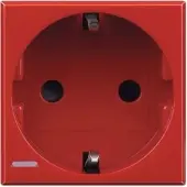 Legrand H4141R Schutzkosteckdose rot
