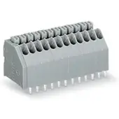 Wago 250-317 Klemmenleiste 17-pol. grau Lötpins