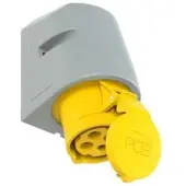 Pce 114-4tt CEE-Wandsteckdose 16A 4p 4h IP44 TT 1144tt