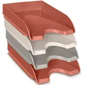 Cep 4 Briefablagen-Set TERRA NOVA 2x teracotta, 1x sand, 1x beige