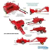 Universal Hobbies Massey Ferguson 224 rectangular baler 6775