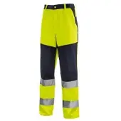 TeXXor Warnschutz Bundhose ROCHESTER, gelb/marine 4356 , 1 Stück, Größe: 44