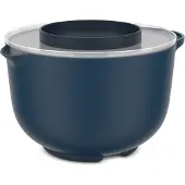 Mepal Rührschüssel Chef It 3000 ml mit Spritzdeckel - navy