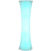 RL Elegante Steh Leuchte dimmbar Textil weiß Diele Büro Lampe im Set inkl.RGB-LED Leuchtmittel