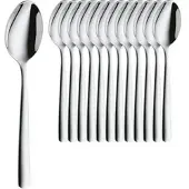 WMF Esslöffel Professional Base, 19,9 cm, Edelstahl 18/10, silber poliert, 12 Stück