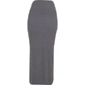 Urban Classics Sommerrock "Ladies Rib High Slit Skirt" 1 Stk.