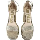 Buffalo High-Heel-Pumps "May Neat - Vegan Glitter"