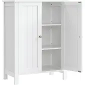 Vasagle Badkommode Badezimmerschrank, 2 verstellbare Ebene, 30 x 60 x 80 cm
