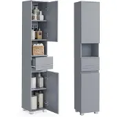 Vasagle Badezimmerschrank, Badezimmerschrank Mit Einer Schublade,