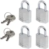Master Lock 9120eurqnopcc Vorhängeschloss 4 Einheiten