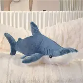 Tinisu Hammerhai Kuscheltier - 50 cm Plüschtier Hai weiches Stofftier