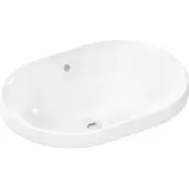 Hansgrohe Xuniva U Einbauwaschtisch, mit Überlauf, ohne Hahnloch, 550x400mm, weiß, 60157450