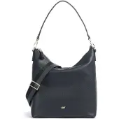 Braun Büffel Umhängetasche HANNA Hobo Bag M blau Damen - Leder