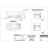 Hoesch 3650Z.010305001 WP Spectra 3650&Laola II Whirl+Air