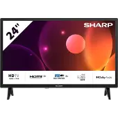 Sharp 24FH2EA, 61 cm (24"), 1366 x 766 Pixel, LED, Smart-TV, WLAN, Schwarz