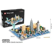 Tinisu New York Skyline Bausatz Modell Klemmbausteine Micro-Bricks Bausteine