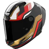 Nolan X-804 RS Ultra Carbon Piega Helm, gold/rot, L (60)