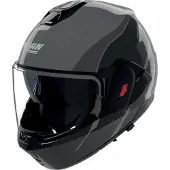 Nolan N120-1 Fluente Klapphelm, schwarz/grau, L (60)