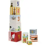 Kids Concept Mumin Stapelwürfel, Babyspielzeug
