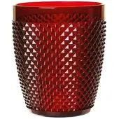 Excelsa Set Von 6 Wasserglas Diamond Plastik 40 Cl Rot